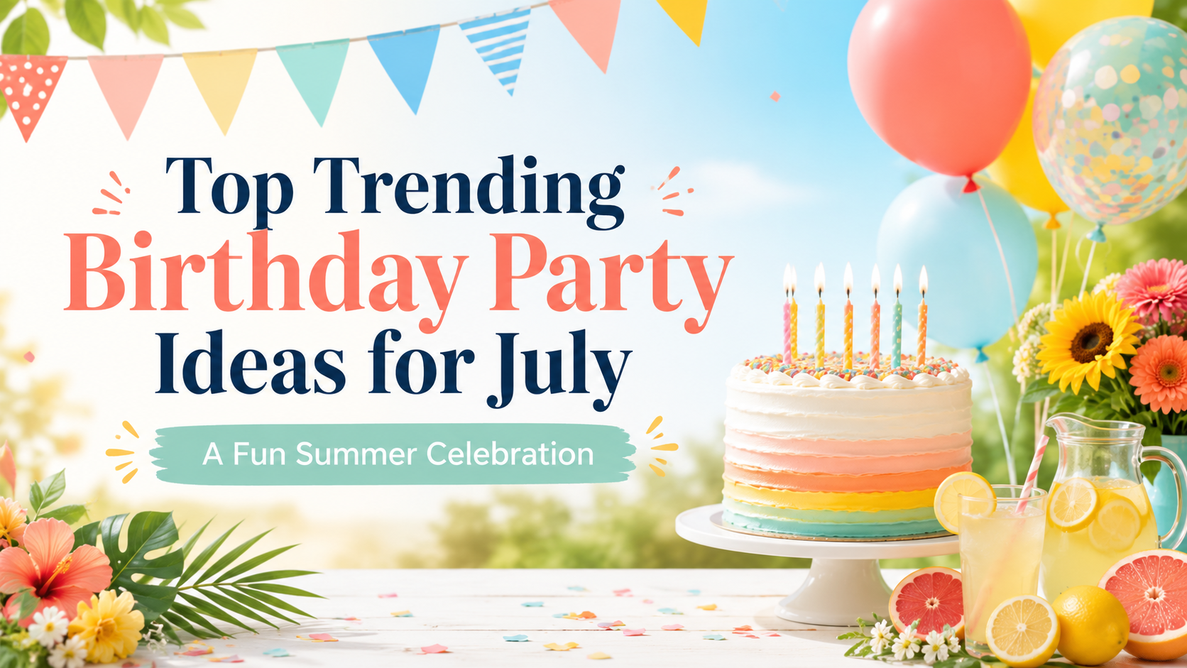Birthday Party Ideas for July