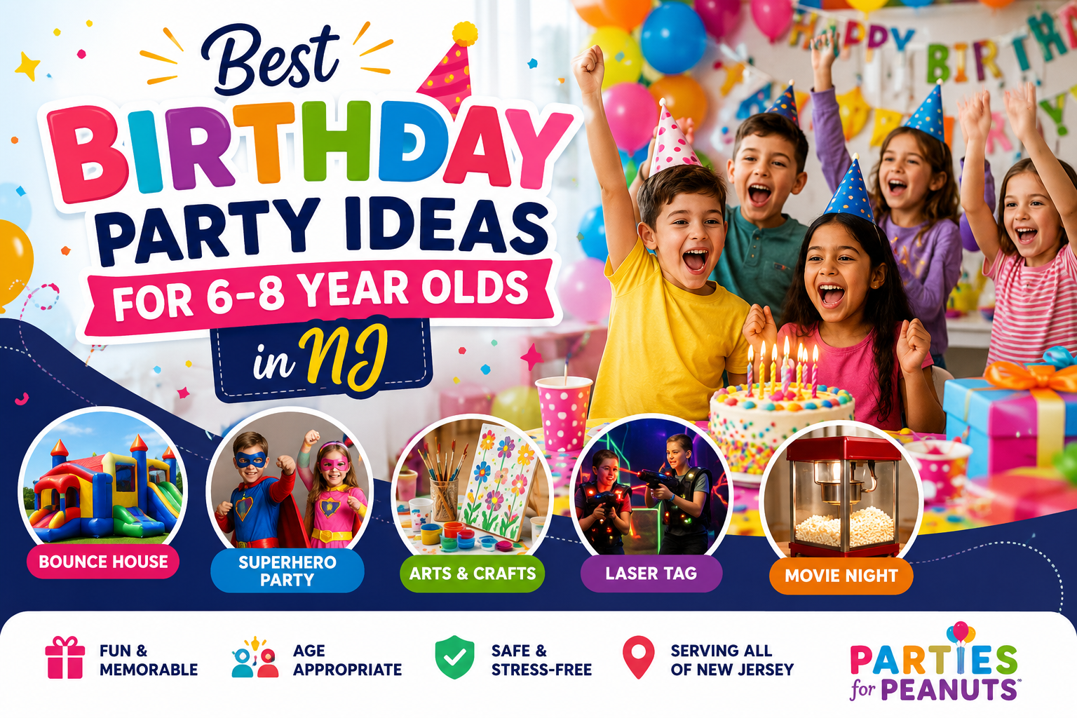 Birthday Party Ideas for 6–8 Year Olds